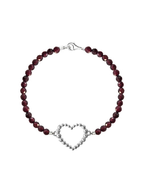 Pulsera Anamora Por Tanya Moss de plata con granate p 925 Burbujas