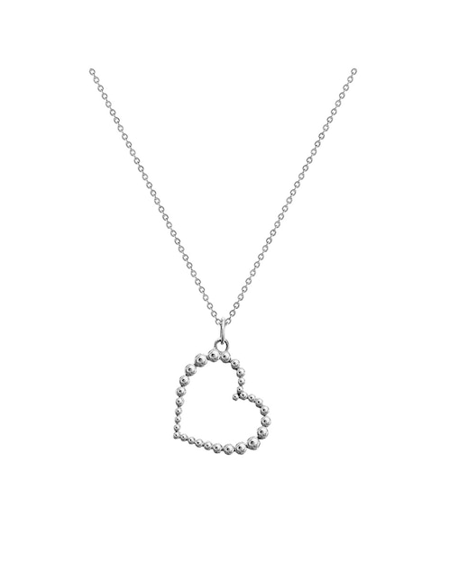 Dije de corazón Anamora por Tanya Moss Burbujas de plata P 925