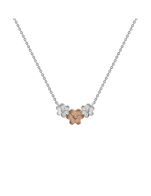 Collar de flor de plata P 925 1