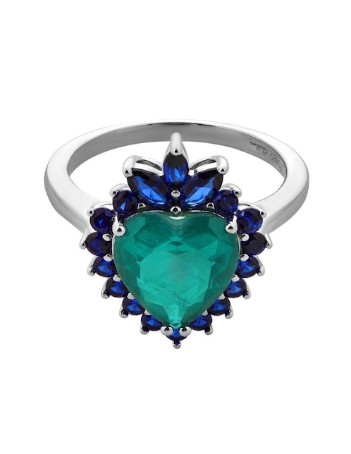Anillo Gladkova Joyería P 925 de plata turmalina brillante