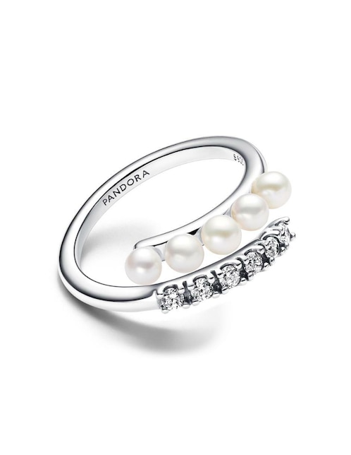 Anillo Pandora Timeless P 925 de plata perla brillante
