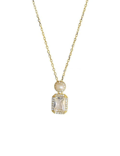 Collar cuadrado Sofia Blum de plata P 925