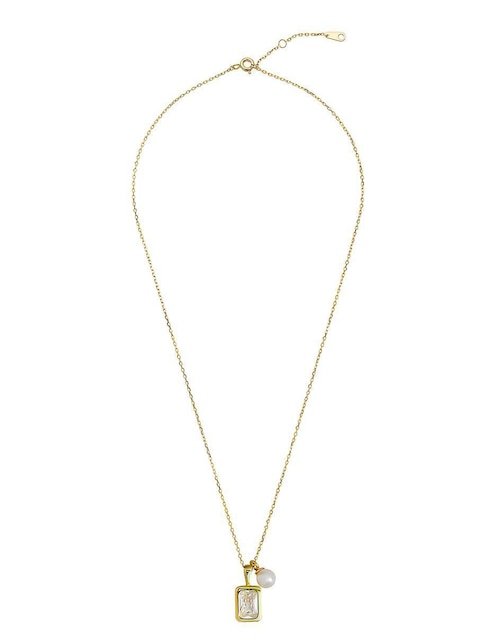 Collar cuadrado Sofia Blum de plata P 925