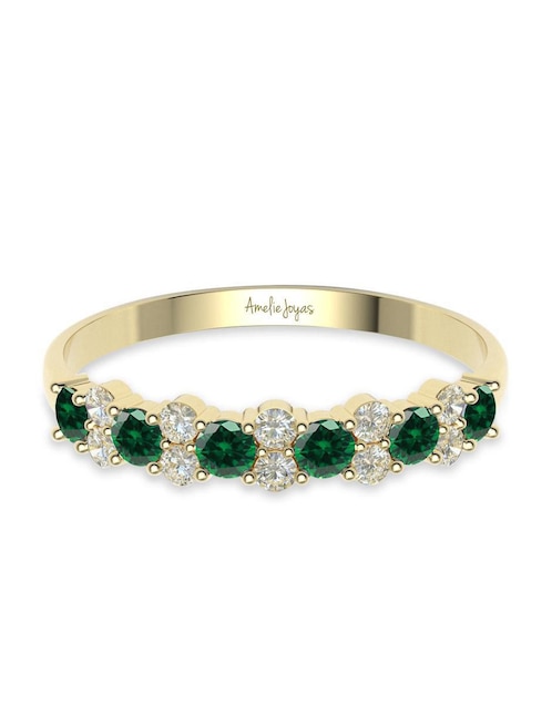Churumbela "de (si aplica)" redondo amelie joyas sin colección sin temática 14 k "de" oro zirconia