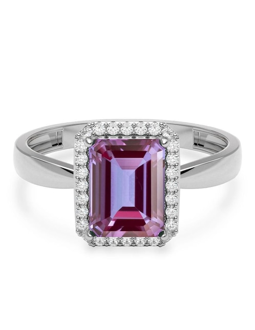 Anillo "de (si aplica)" rectangular amelie joyas sin colección sin temática 14 k "de" oro zirconia