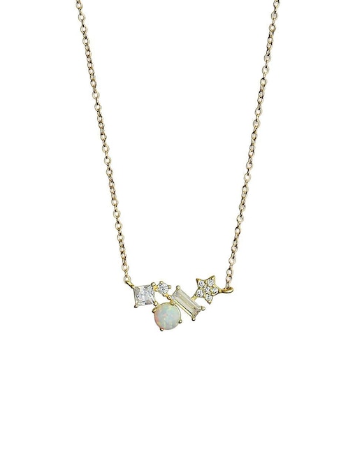 Collar rectangular Sofia Blum de plata P925