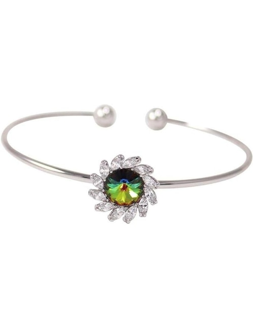 Brazalete Mayfer Joyería con cristal austriaco Oporto
