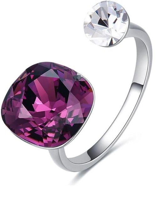 Anillo Mayfer Joyería Roma cristal brillante