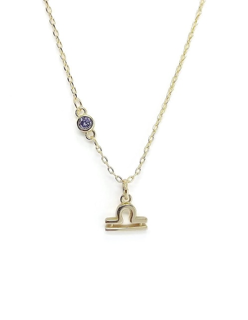 Collar Zodiacos de baño de oro 18 K