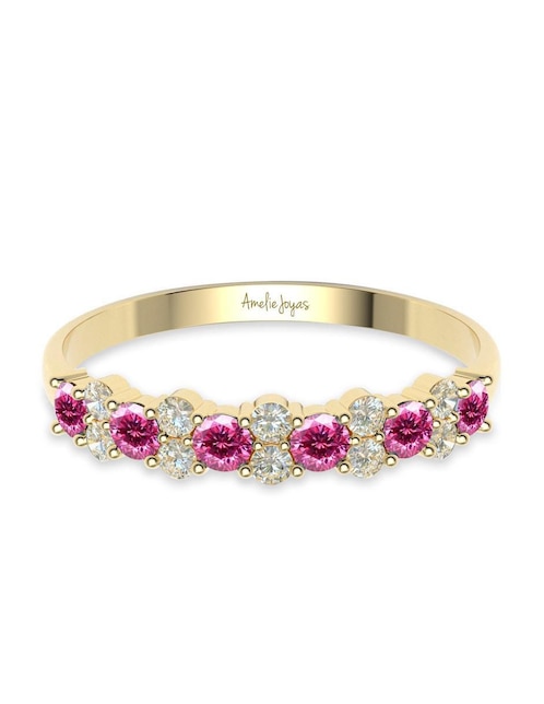 Churumbela "de (si aplica)" redondo amelie joyas sin colección sin temática 14 k "de" oro zirconia