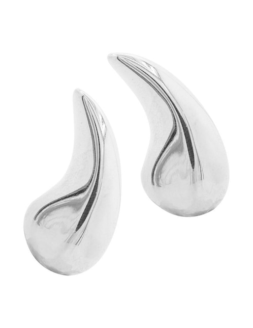 Aretes de gota Oro Angelus con acabado brillante