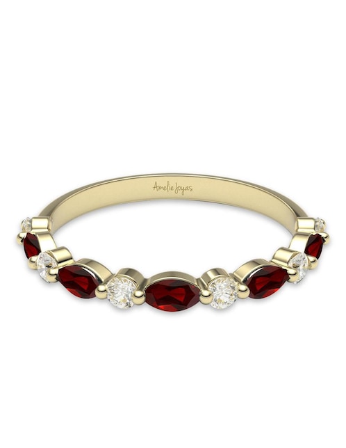 Churumbela "de (si aplica)" redondo amelie joyas sin colección sin temática 14 k "de" oro zirconia