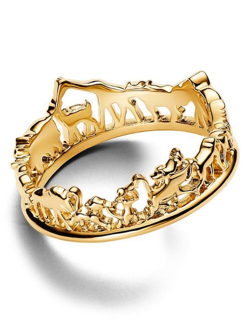 Anillo Pandora Disney x de plata P 925 con acabado baño de oro