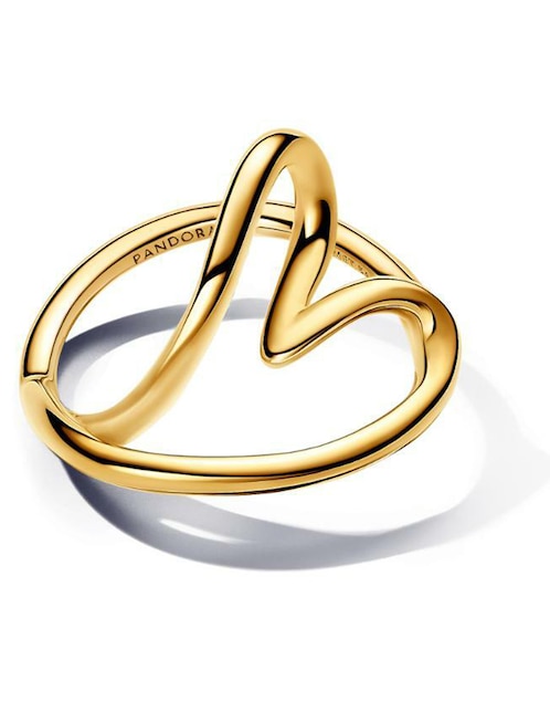 Anillo Essence de plata P 925 con acabado baño de oro 1