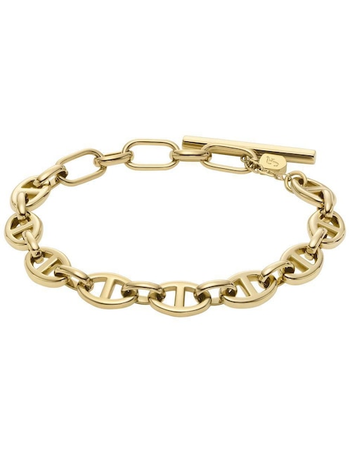 Pulsera Fossil Heritage con acabado brillante