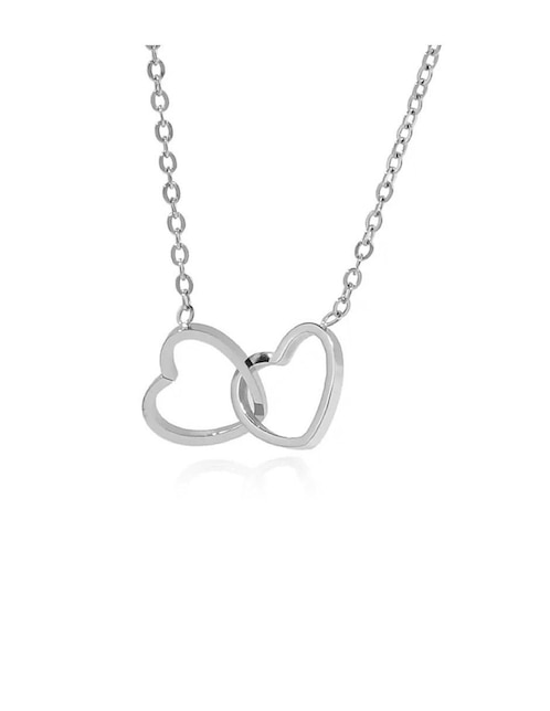 Collar "de (si aplica)" corazón clepsidra ninguna "de" acero inoxidable sin kilataje