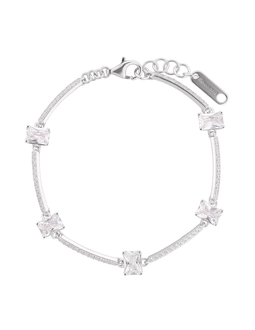 Brazalete Brosway de plata P 925 Fancy Infinite White con acabado brillante