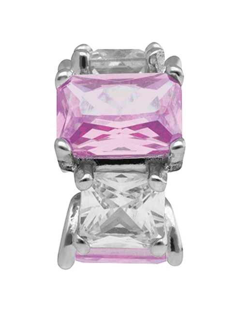Charm circular Brosway fancy vibrant pink de plata P 925