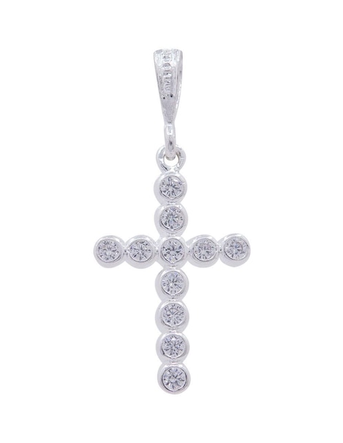 Dije de cruz Boscaini de plata P 925