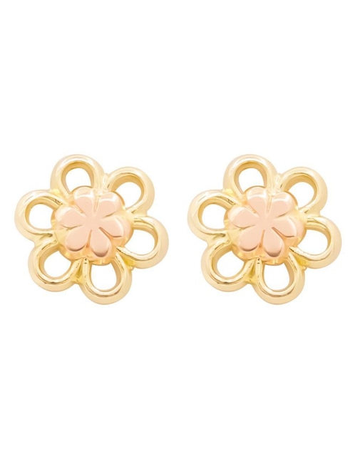 Broqueles de flor Oro Angelus de oro con acabado brillante