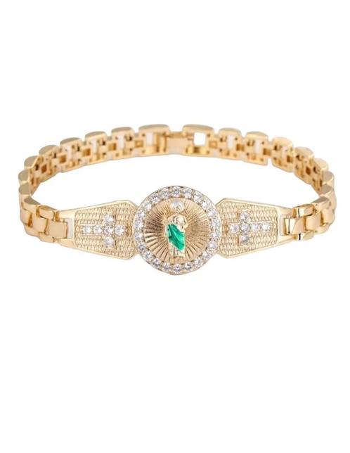 Brazalete Maria Almudena de baño de oro 18 K