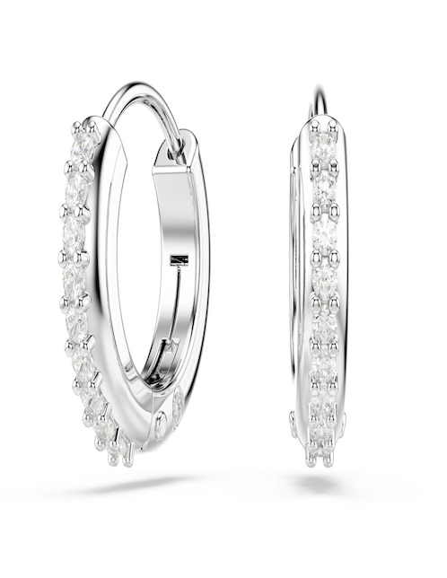 Aretes de aro circulares Swarovski Matrix con acabado pavé