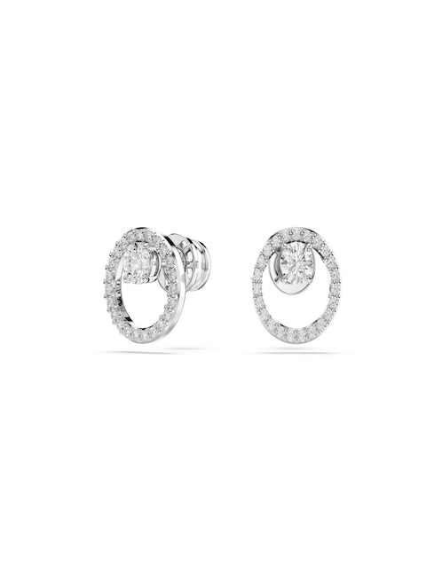 Aretes circulares Swarovski Constella con acabado brillante