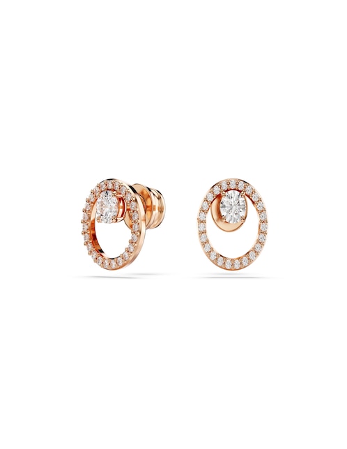 Aretes circulares Constella con acabado brillante 1