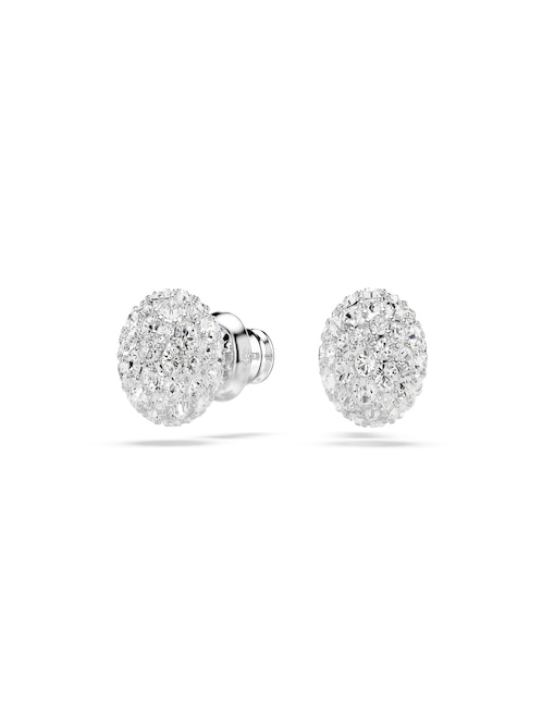 Broqueles circulares Swarovski Dextera con acabado brillante