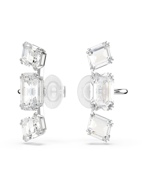 Aretes octagonales Swarovski Millenia con acabado brillante
