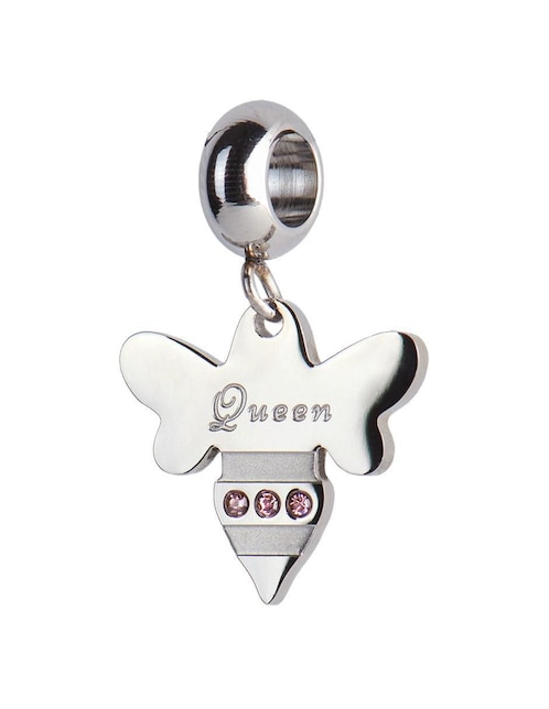 Charm "de" abeja luckyly abeja bee sin temática "de" acero inoxidable sin kilataje zirconia cúbica