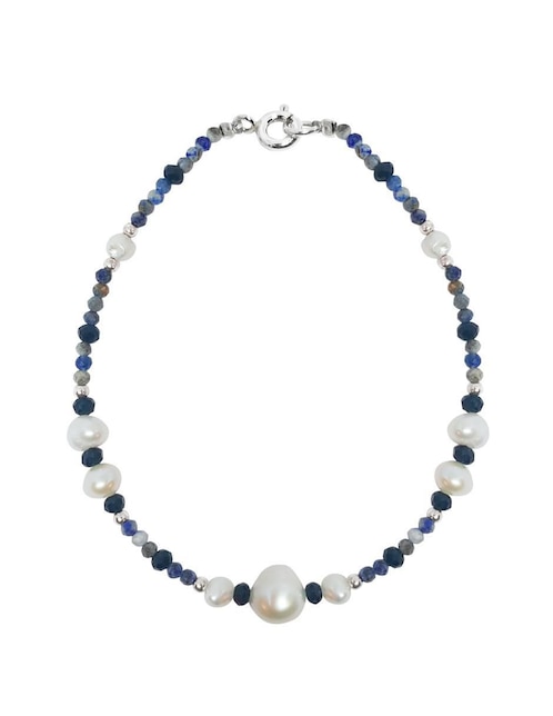 Pulsera Anante de plata con lapislázuli p 925 Terra