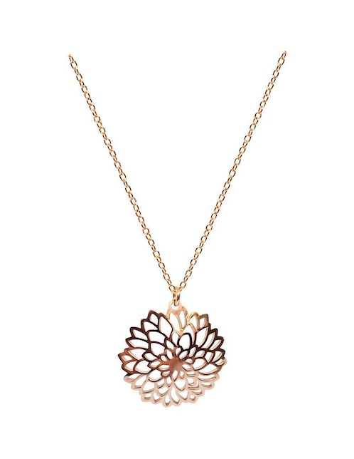 Collar con dije de flor Anante Dalia de plata P 925