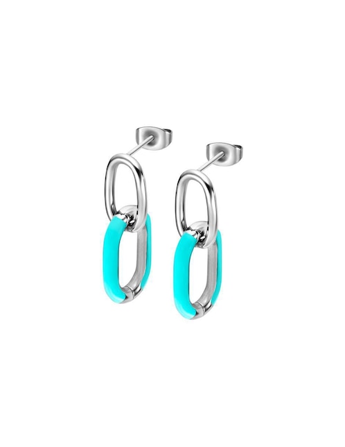 Aretes Lotus Style Tropical Vibes con acabado brillante