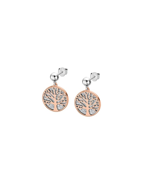 Aretes cortos Lotus Style Rainbow acabado brillante