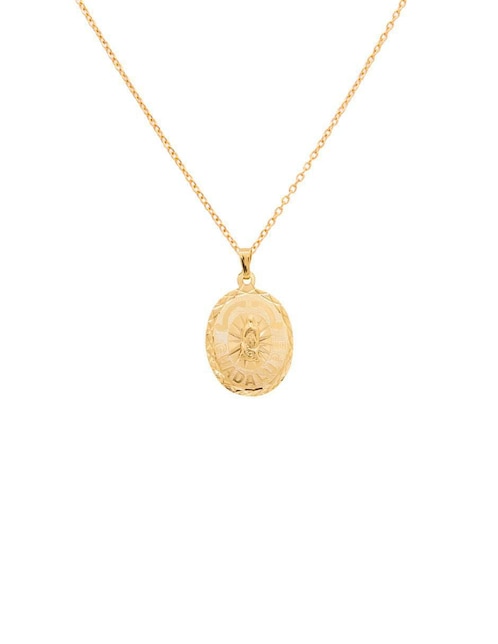 Collar con dije ovalado Oro Angelus
