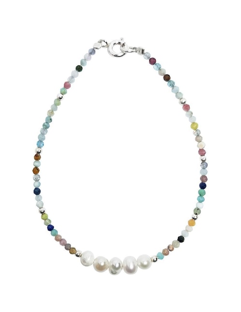 Pulsera Anante de plata con perla y cuarzo p 925 Terra