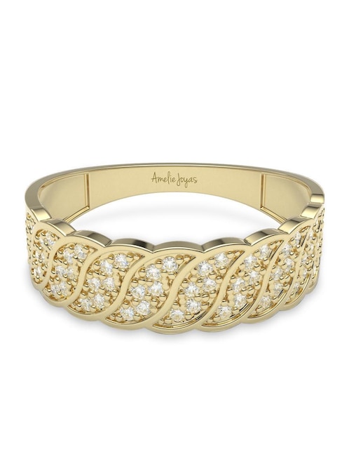 Churumbela "de (si aplica)" redondo amelie joyas sin colección sin temática 14 k "de" oro zirconia