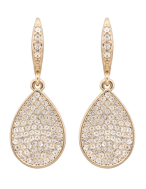 Aretes largos de gota Givenchy Modern Moonstone con acabado brillante cristal