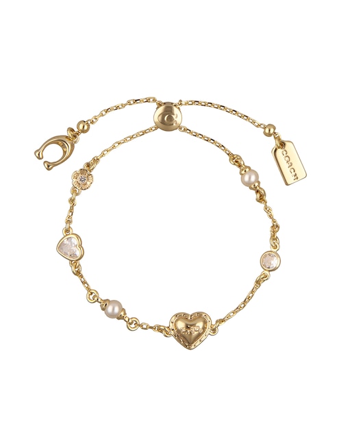 Pulsera Coach con cristal Horse & Carriage With Pearls
