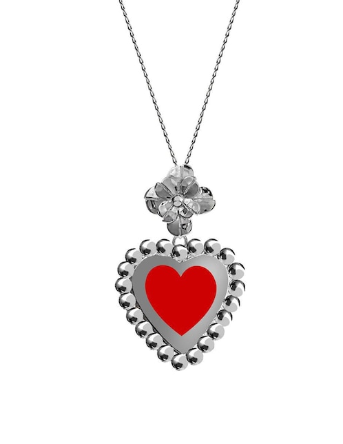 Colgante Y Dije de corazón Enrique Garcia de plata P 925