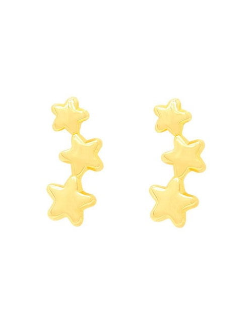 Broqueles de estrella Oro Angelus de oro con acabado brillante
