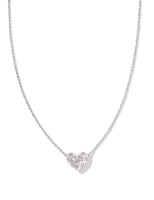 COLLAR DE CORAZÓN KE, SIN TAMAÑO, PLATE