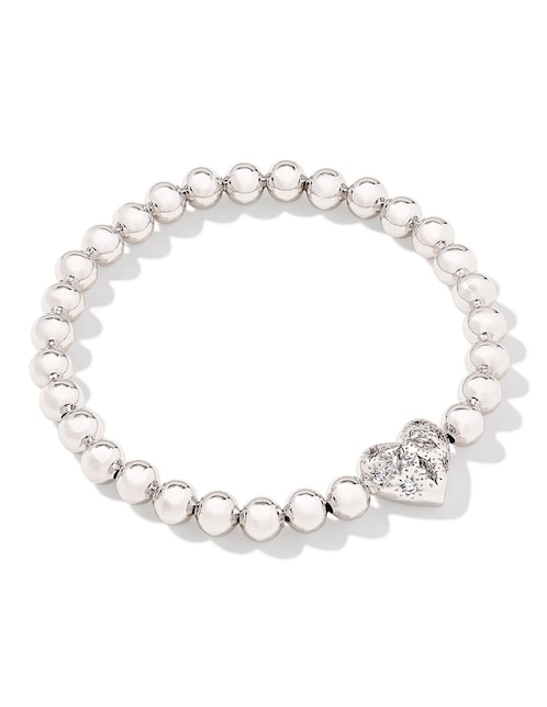 Imagen de producto PULSERA DE CORAZÓN, SIN TAMAÑO, PLATEADO