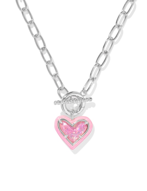 COLLAR CORAZÓN ARI K, SIN TAMAÑO, PLATE