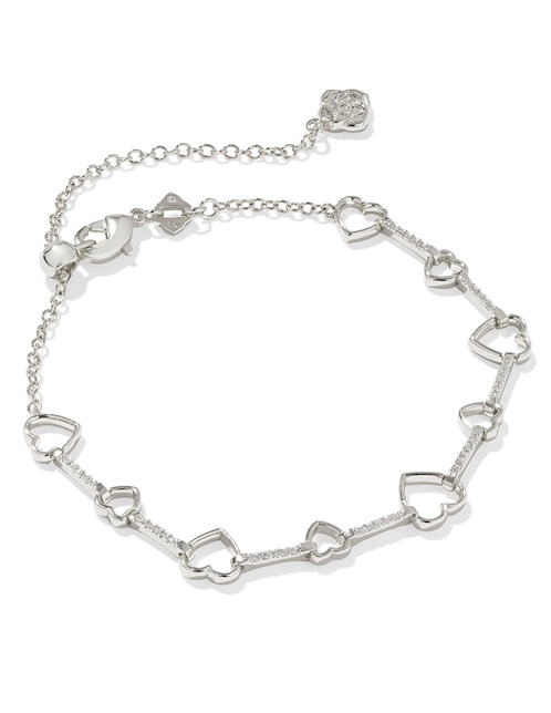 Imagen de producto PULSERA DE CORAZÓN, SIN TAMAÑO, PLATEADO