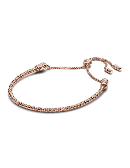 Brazalete Pandora de plata P 925 con acabado liso