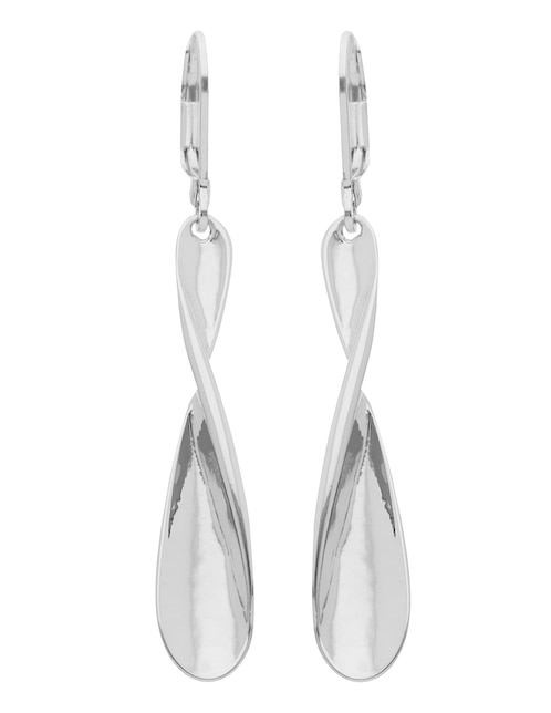 Aretes largos Napier Basic Metal Ears F3 con acabado pulido