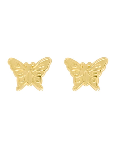 Broqueles de mariposa Oro Angelus de oro con acabado brillante