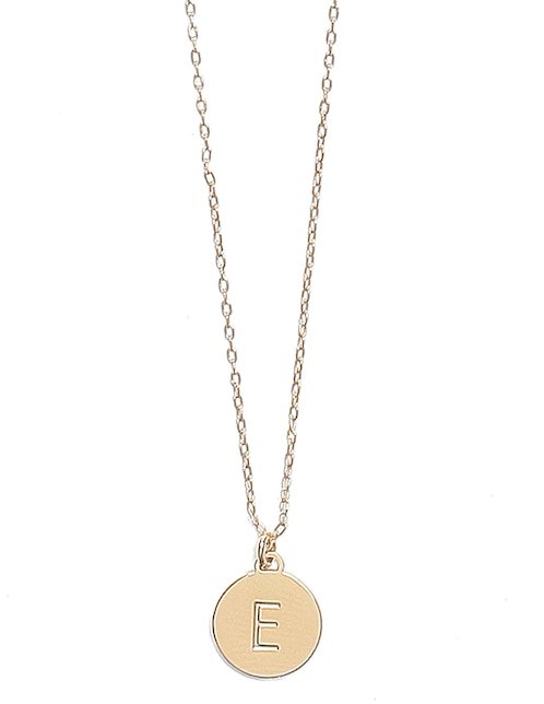 Collar de letra e Kate Spade